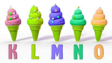 The ABC Ice Cream Surprise Song: Unboxing Colorful Fun with K, L, M, N, and O