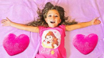 Party Prep Fun: Little Girl Picks Her Favorite Color Dress!